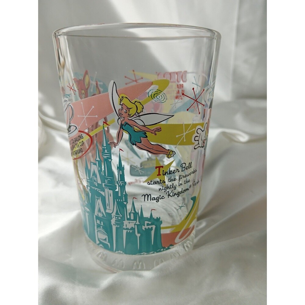 2001 Walt Disney World and McDonald's 100 Years of Magic Glass Tumbler